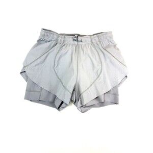 Outdoor Voices Exercise Shorts Women's XS Gray Lined Running Shorts